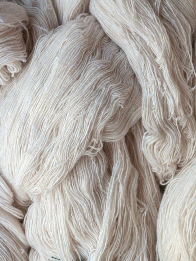 Yarn raw material.