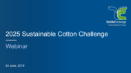 2025 Sustainable Cotton Challenge