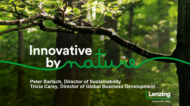 Lenzing Sustainability Webinar