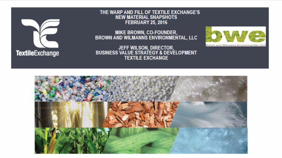 The Warp and Fill of Textile Exchange's New Material Snapshots