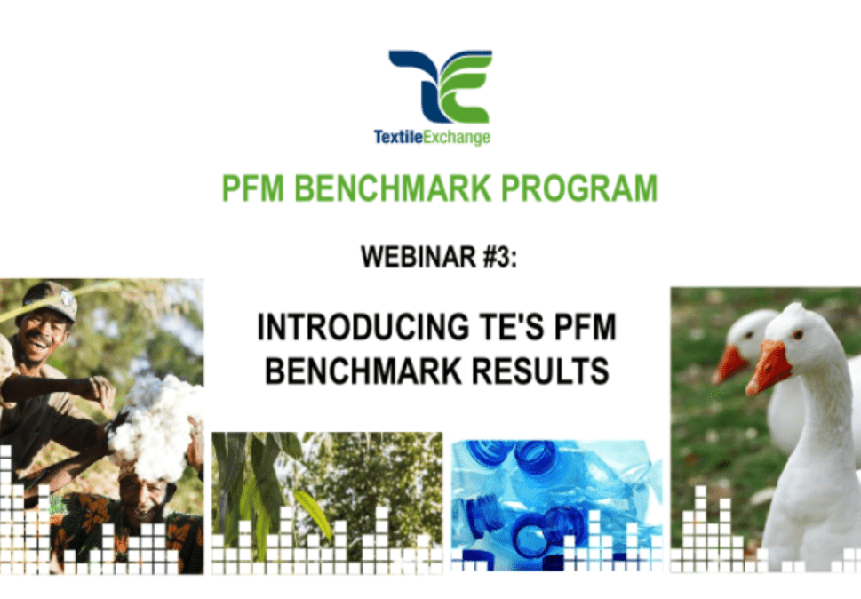 Introducing TE's Preferred Benchmark Report Results Textile Exchange