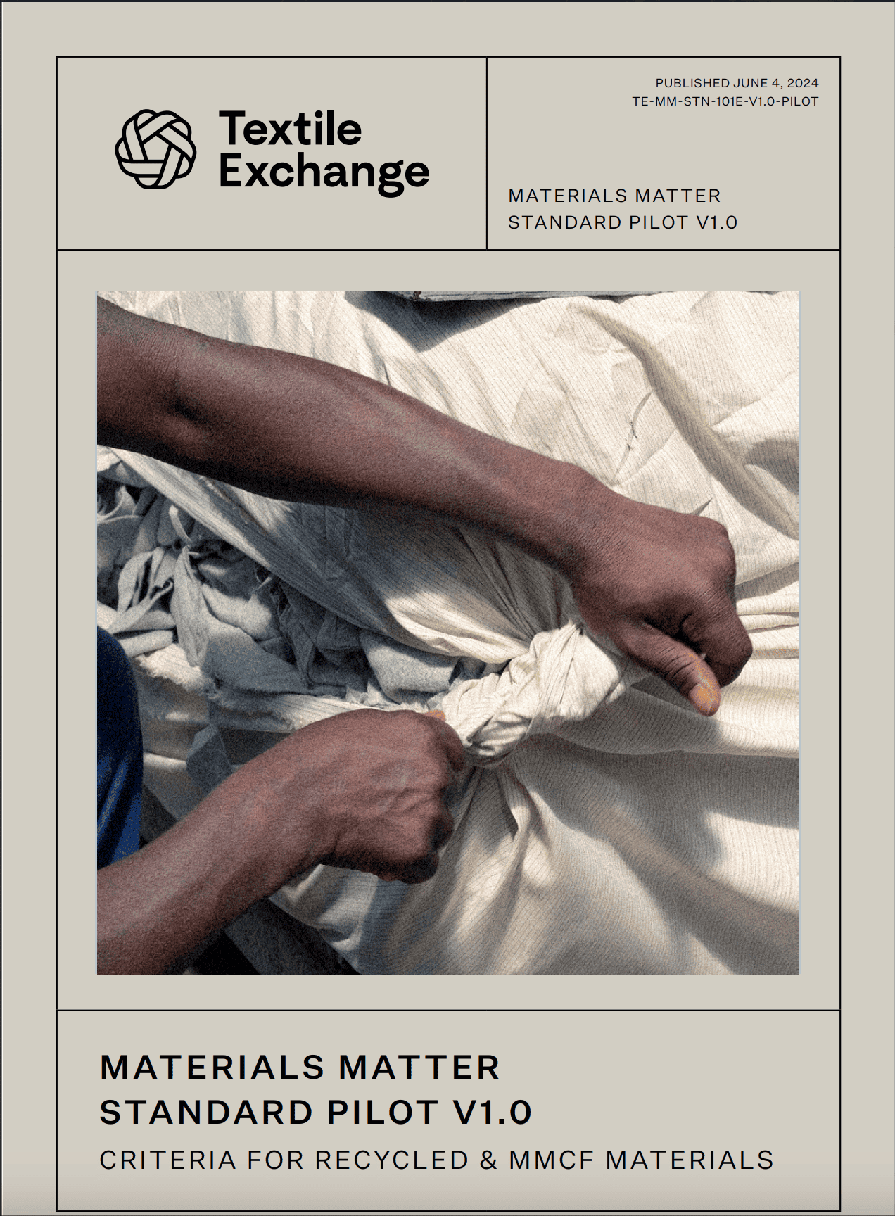 TEMMSTN101E Materials Matter Standard Pilot Version Criteria for