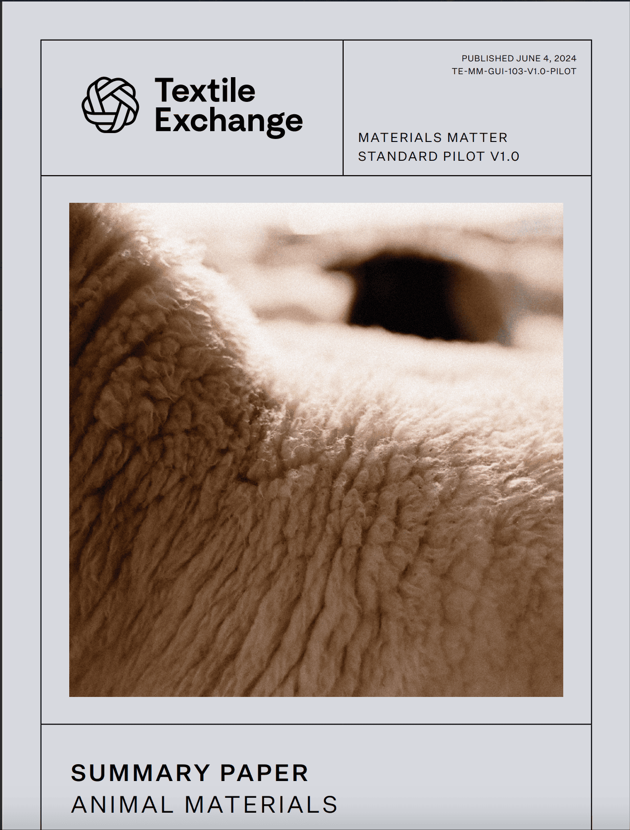 TEMMGUI103 Animal Materials Summary Paper for the Materials Matter